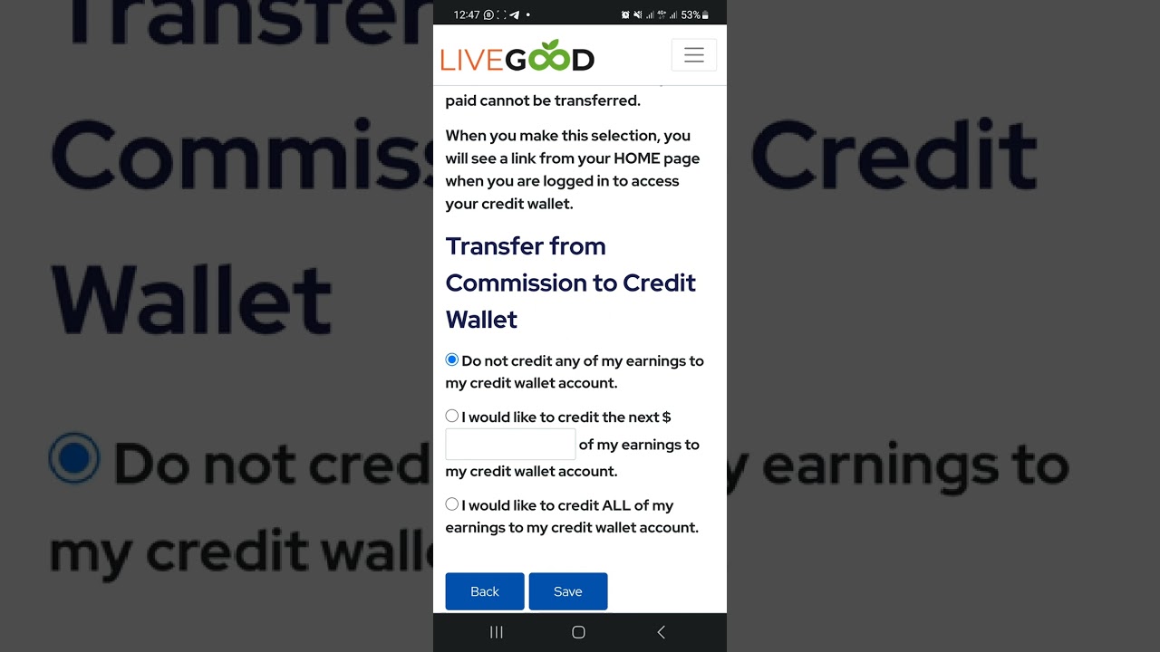 Livegood- How to subsequently pay $10 membership fee