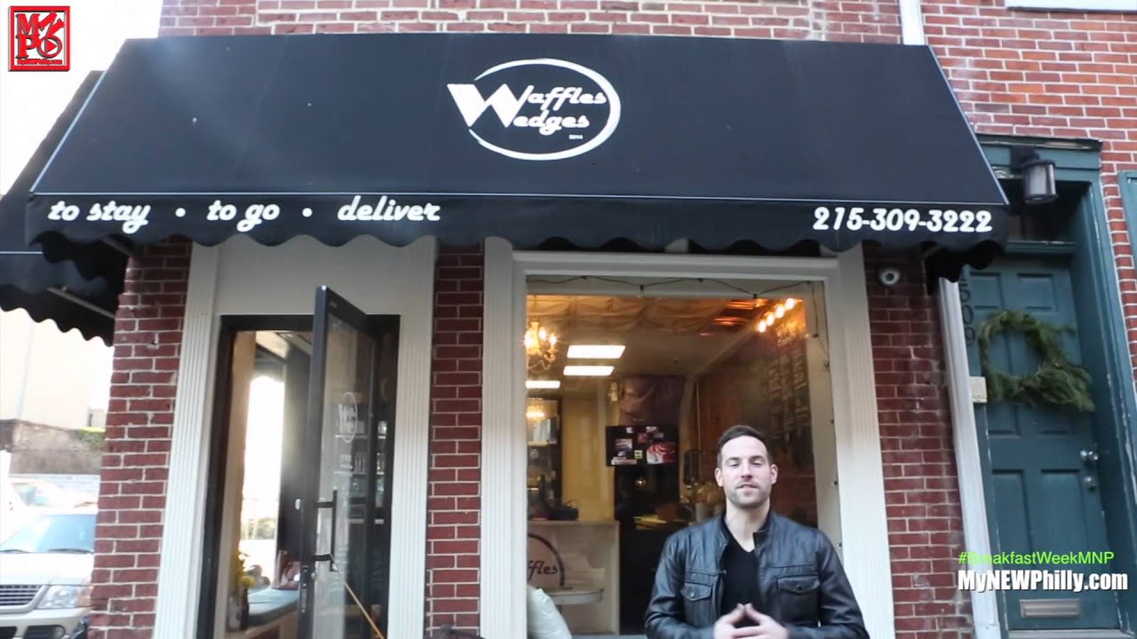 @MyNewPhilly Breakfast Week at Waffles and Wedges with host Matthew Nadu