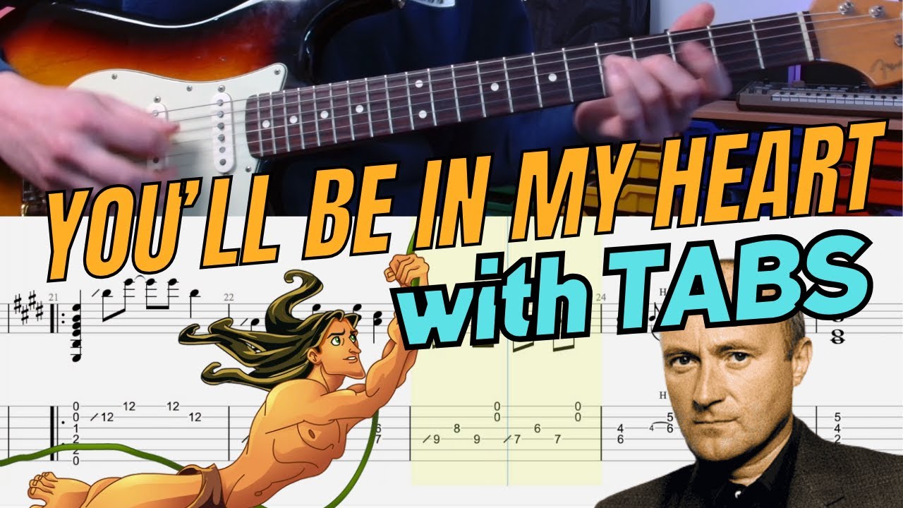 You'll Be In My Heart Guitar by Phil Collins Guitar Cover with TABS