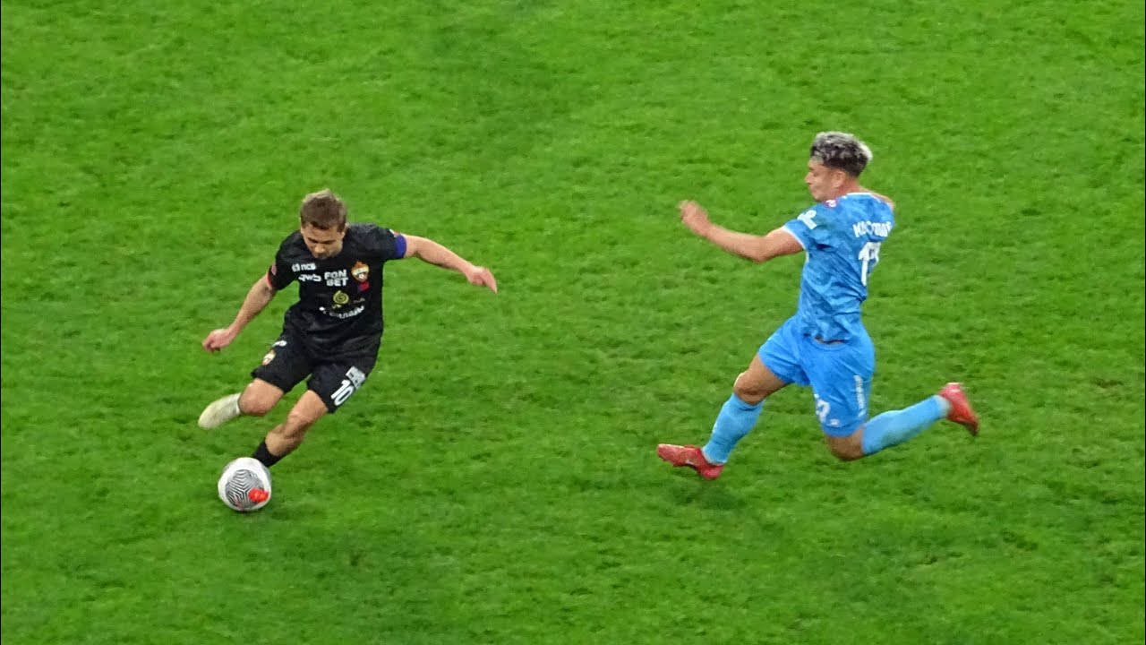 Зенит 2:0 ЦСКА с трибуны Газпром Арены
