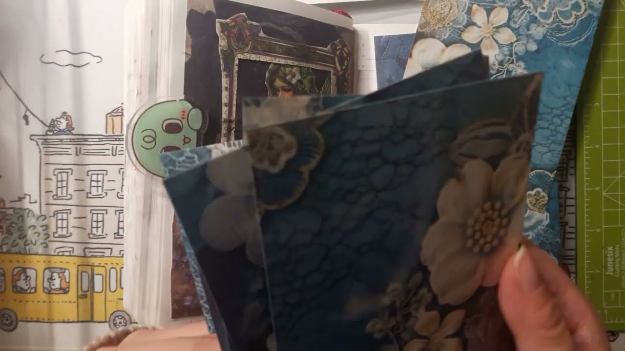 [with umiearth] 물결에 맡기고 잠을 드오 │ #scrapbooking #コラージュ #느리게다꾸 #다꾸