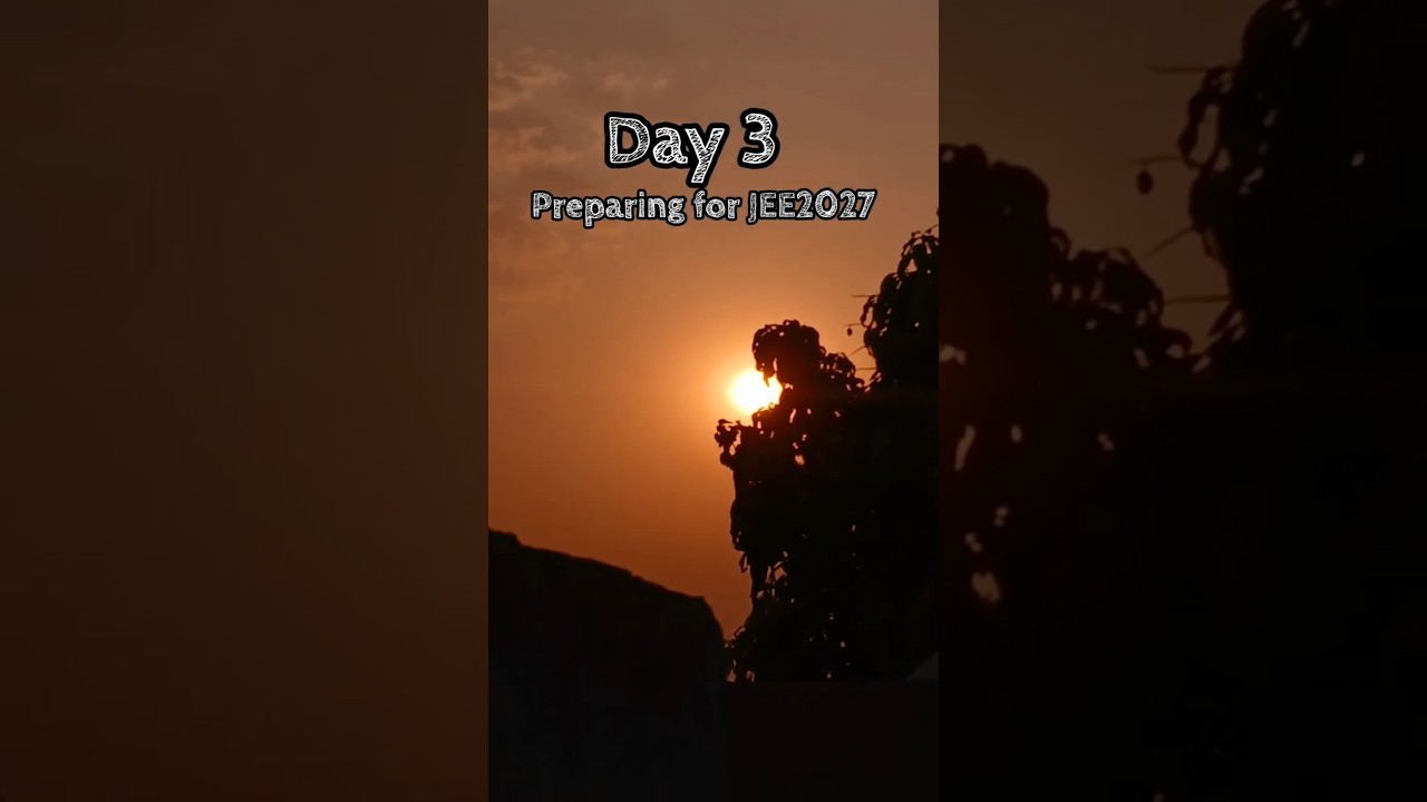day 4 of preparing jee 2027 ll study with me ll cloudsthetics 