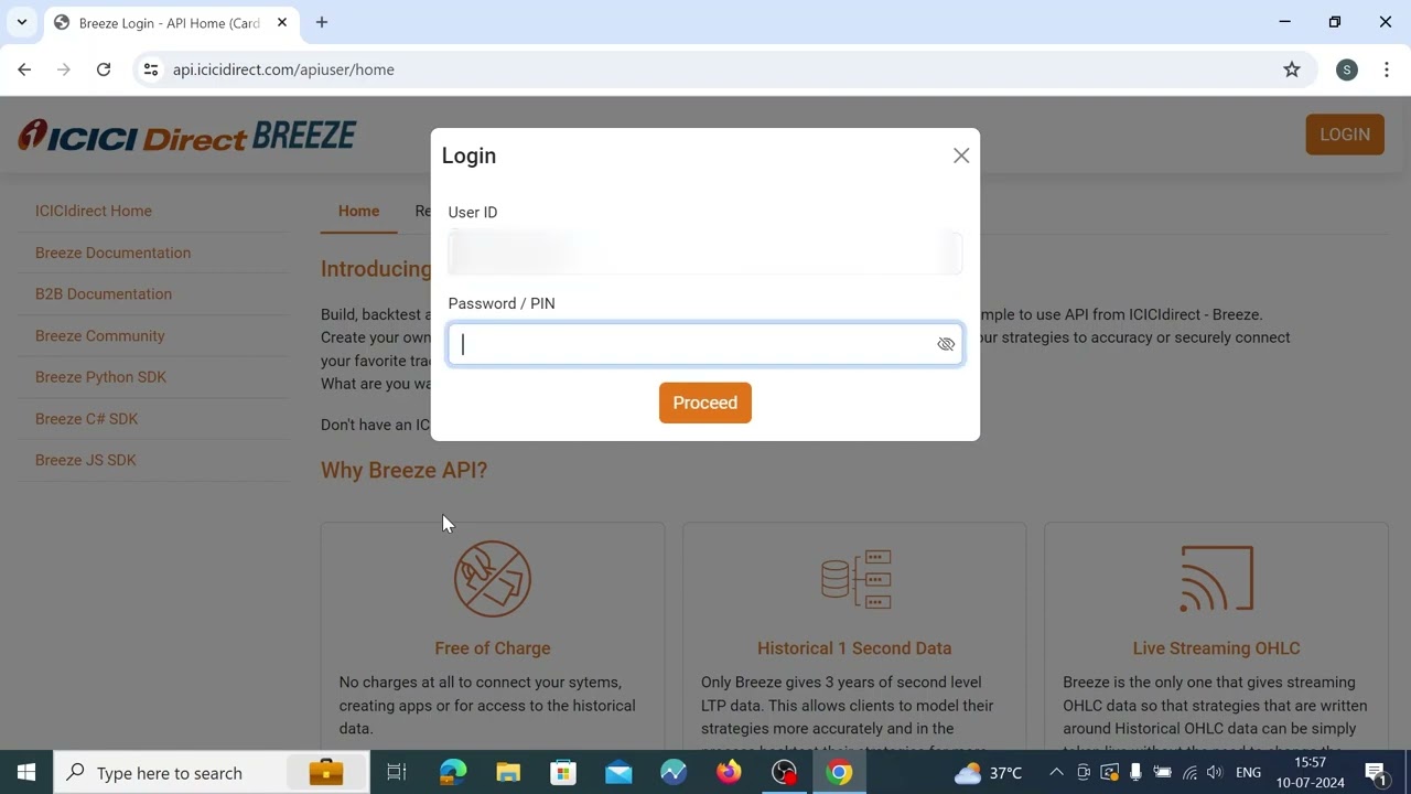 How to generate Api key | icici Api trading