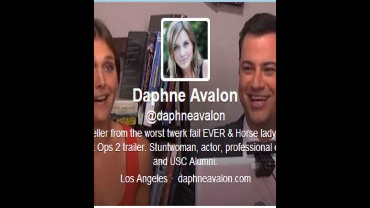 DAPHNE AVALON WORST TWERK FAIL EVER GIRL CATCHES FIRE