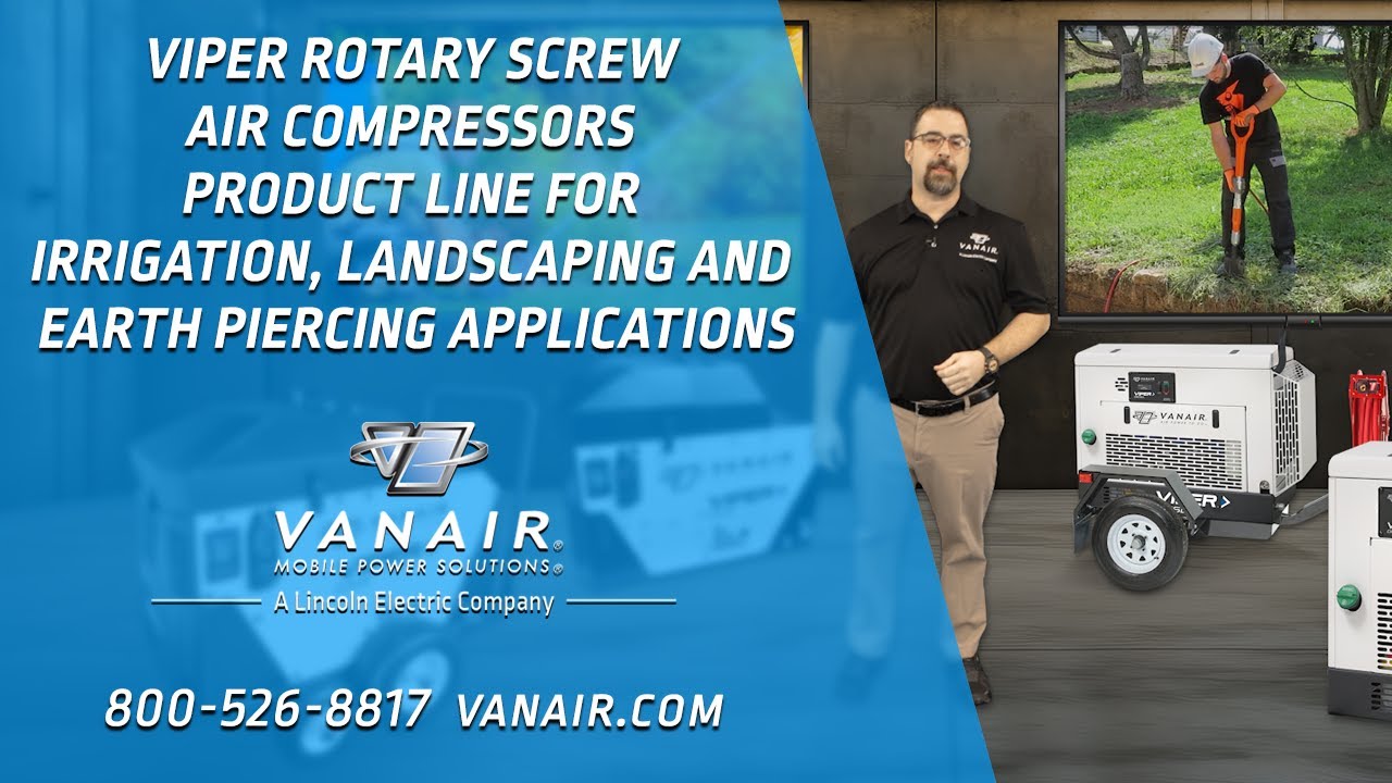 Viper™ Air Compressors for Irrigation & Landscaping