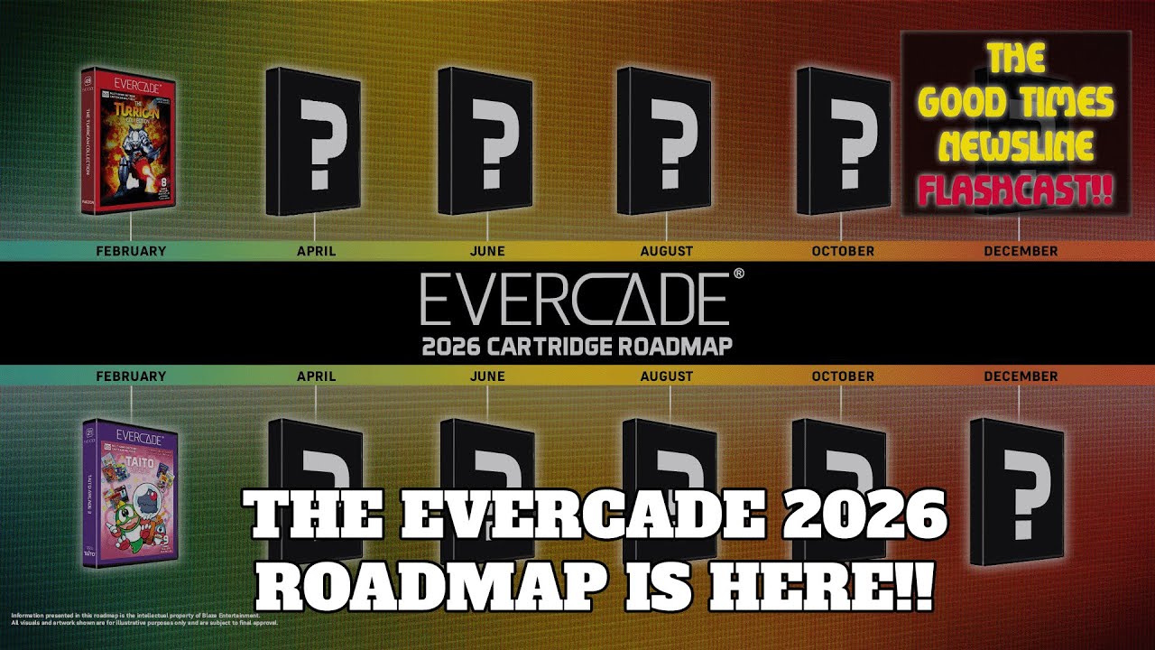 План развития Evercade на 2026 год уже здесь! Выпуск новостей Good Times Newsline от 02.02.2026