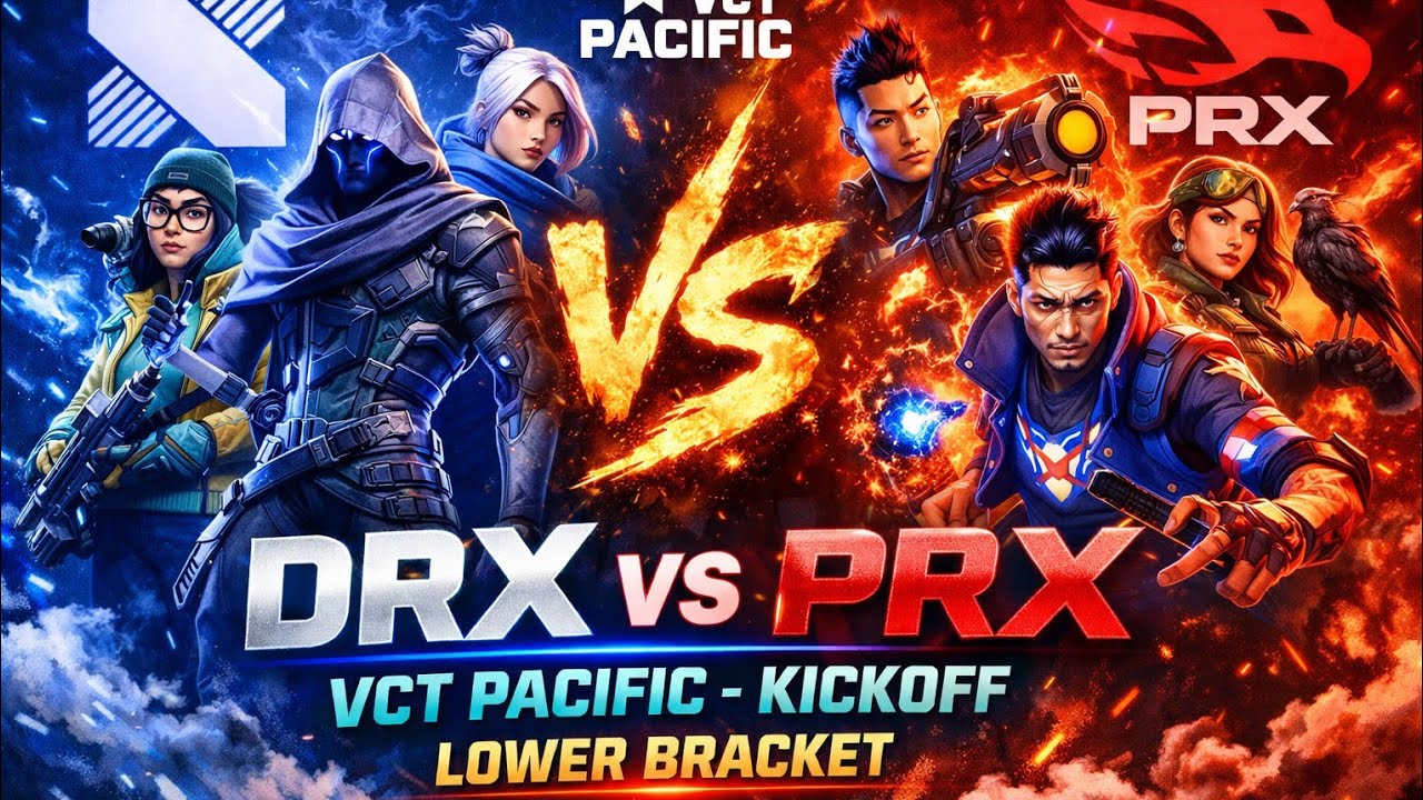 DRX vs PRX - VCT Pacific HIGHLIGHTS! - Kickoff - Lower Bracket 1st Half Highlights #valorant #vct