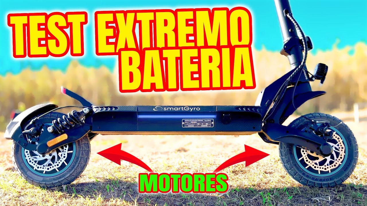45km 🛴 SmartGyro Crossover Dual Max ⚡ Test Extremo de Batería