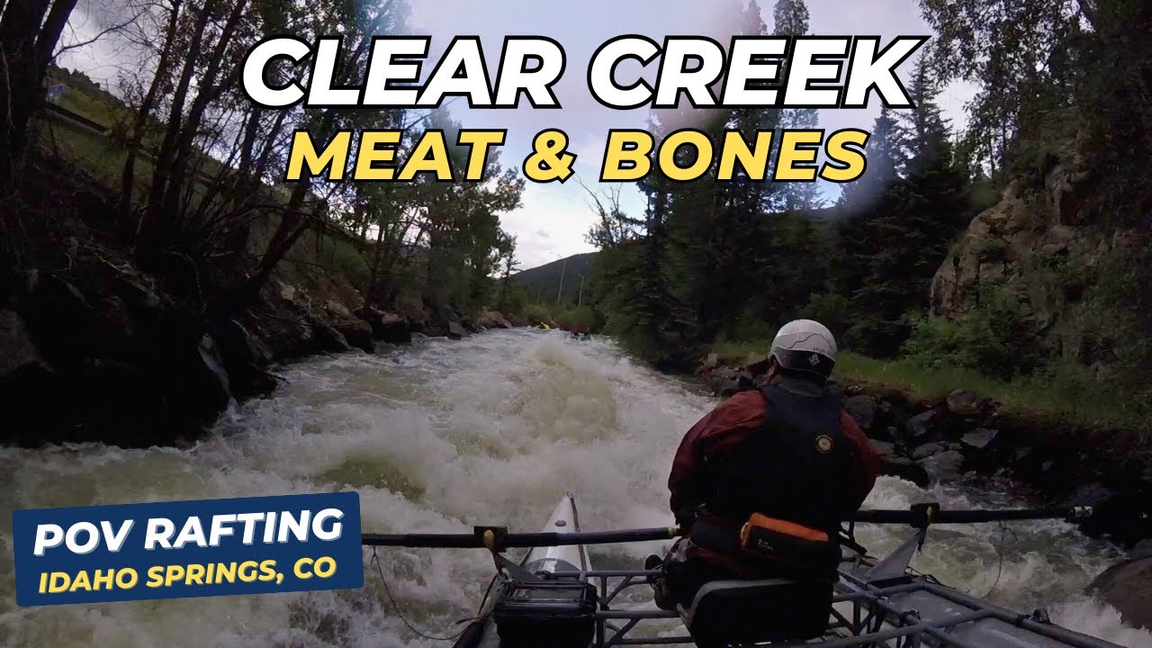 Clear Creek Meat & Bones | POV Cataraft Rafting (Lawson, CO)