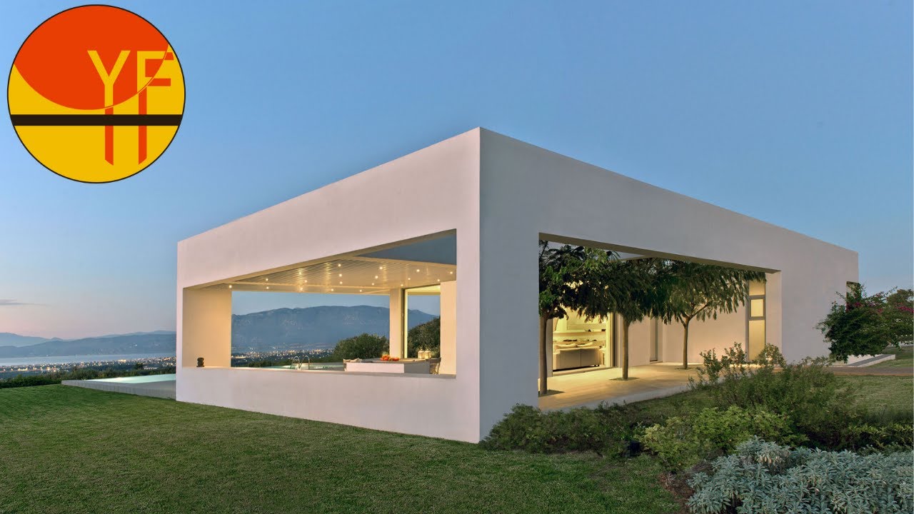 Rectangular Holiday House Embracing Nature and Privacy