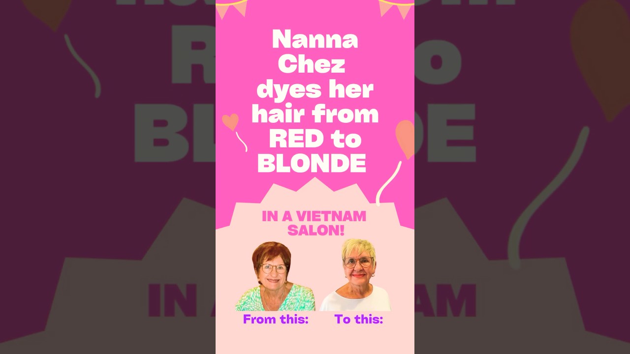 Vietnam Salon SHOCKING Hair Transformation from Red to Blonde | INCREDIBLE Result!