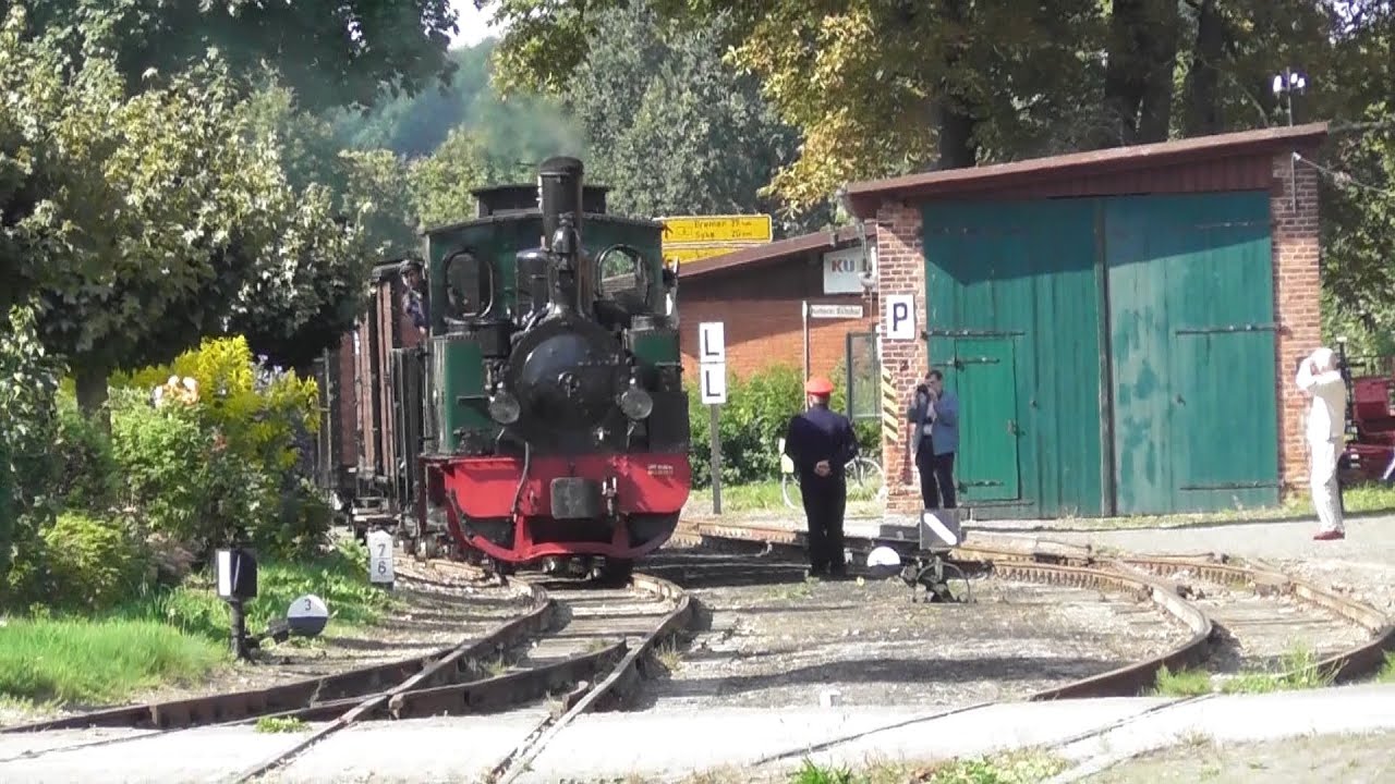 Güterzug im Endbahnhof Asendorf mit Rangierarbeiten DEV Deutscher Eisenbahnverein Museumsbahn