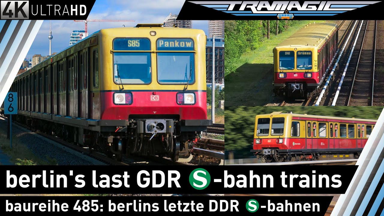 S-Bahn Берлин: последние поезда ГДР | 4K