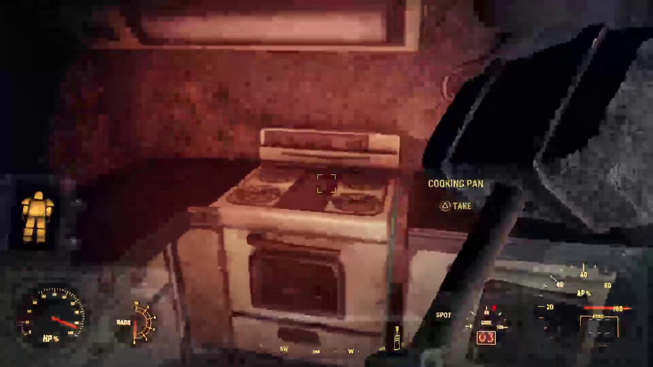 Fallout 4 shooting Looting and building