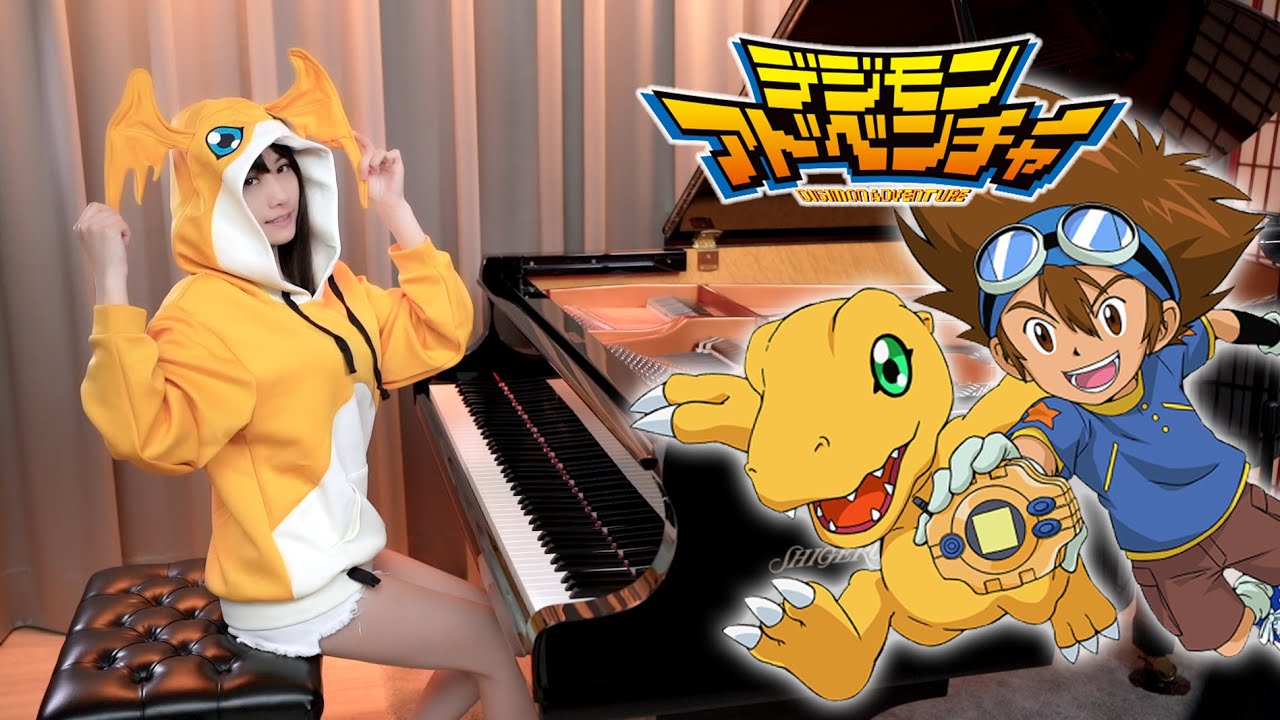 Digimon Adventure「Butter-Fly & Brave Heart」Lyrical Version - Ru's Piano Cover -