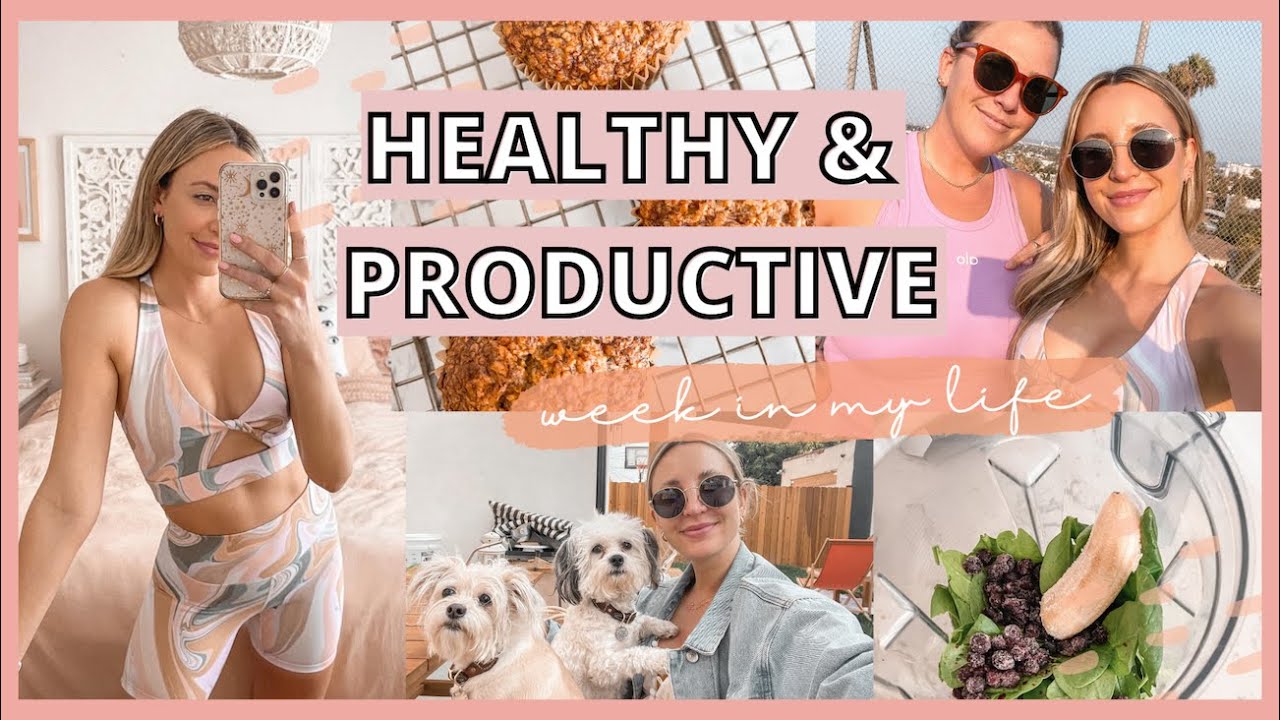 [VLOG] Healthy & productive week in my life ✨ Abercrombie haul, yoga, self-care, L.A. event & life!