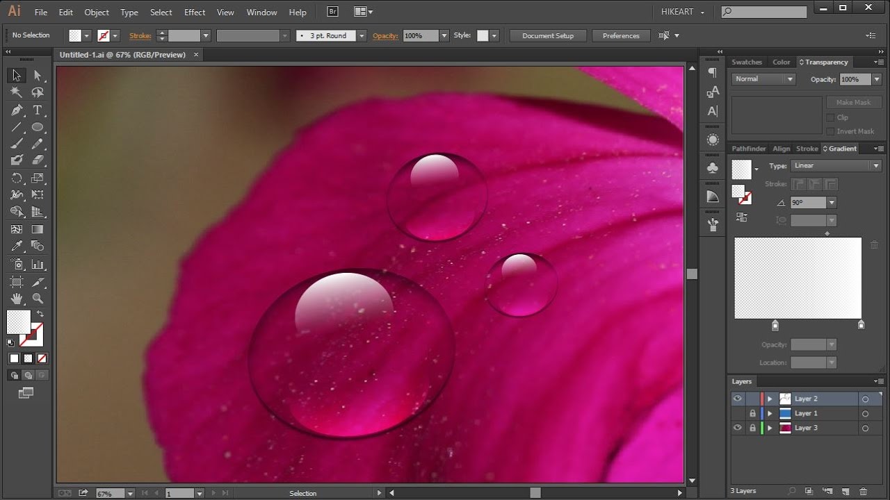 How to Draw a Water Drop in Adobe Illustrator