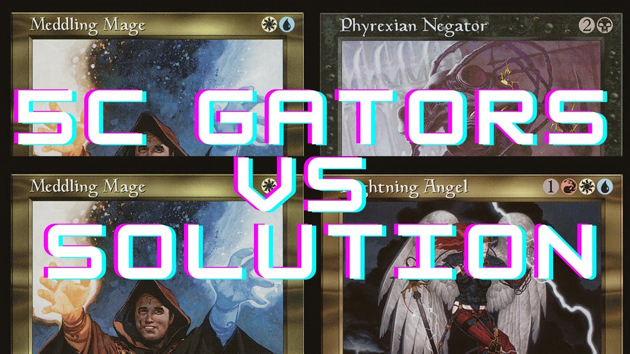 5c Gators vs The Solution | PREMODERN MTG PAPER GAMEPLAY | Impulse Plays