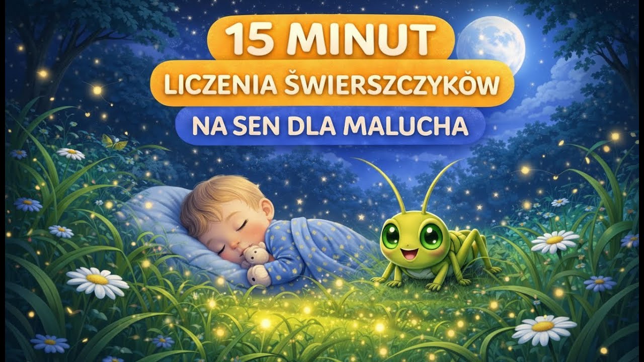 15 minut liczenia świerszczyków na sen 🦗🌙