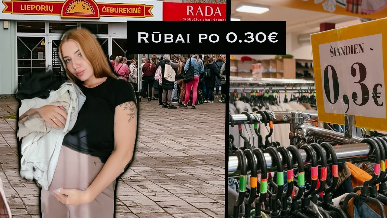 Rūbai TIK  0.30 €  | Ar aš baigsiu kadanors tvarkytis?/ Vlogas