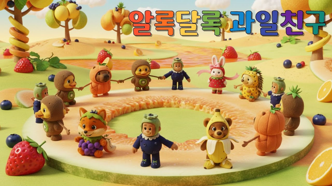 [미몽미몽 동요] 알록달록 과일친구 🍓🍌🍇 | 색깔 과일 파티 노래 | Mimong Mimong Kids
