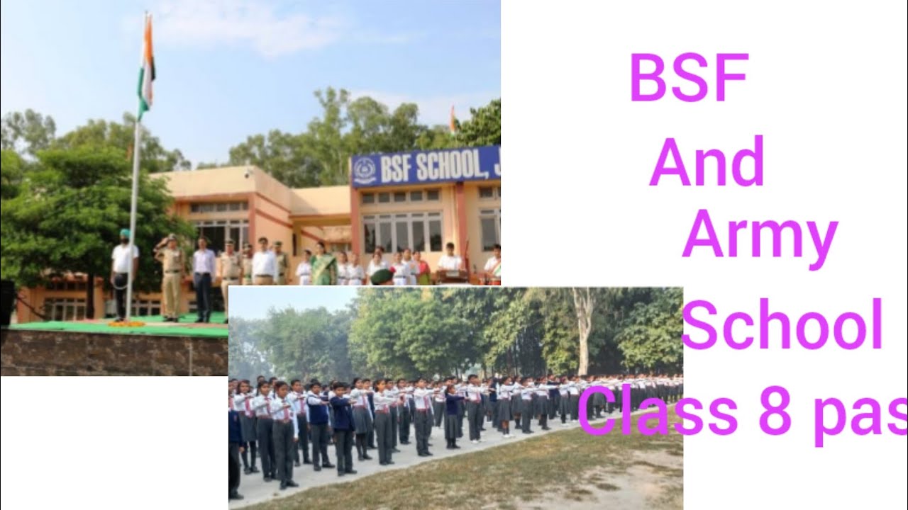 Army and BSF school//Class 8 pass oni apply kana mangen // Salary nama....