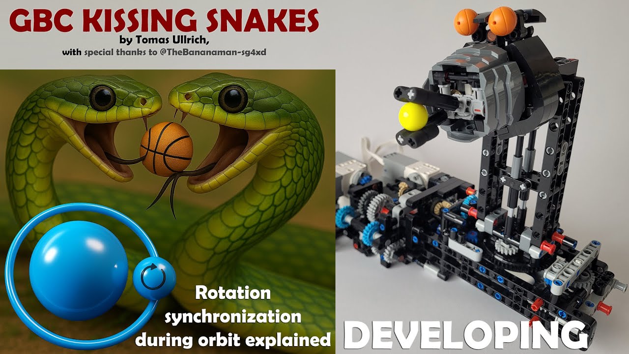 LEGO GBC Kissing Snakes - developing