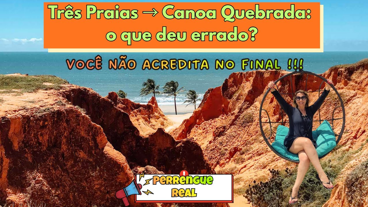 PASSEIO TRÊS PRAIAS ATÉ CANOA QUEBRADA!!! Você NÃO acredita no final 😱