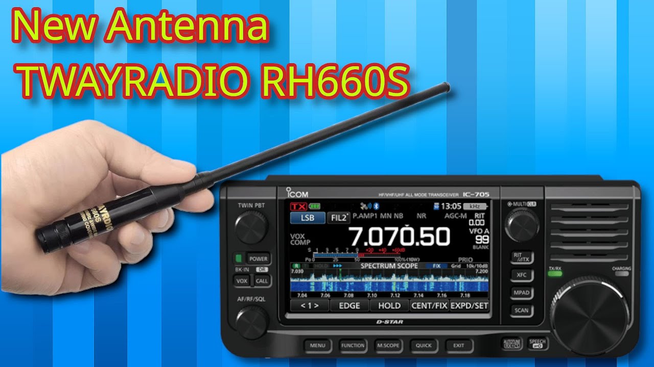 New Antenna  twayradio RH660s