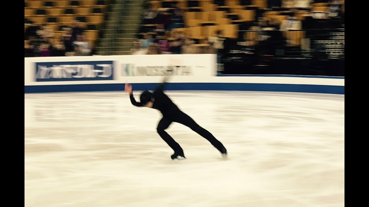 Yuzuru Hanyu's Practice on 4/1 for Worlds 2016 FS (羽生結弦の練習)