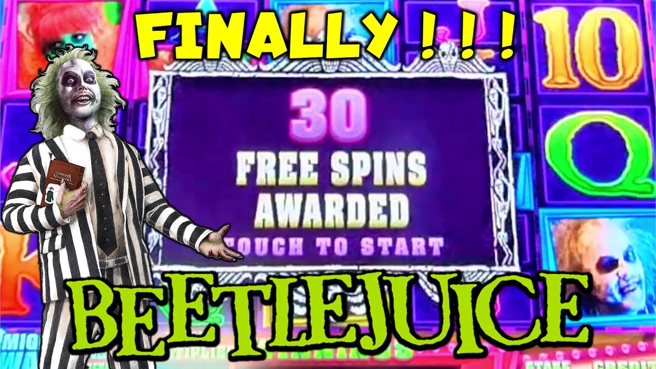 BEETLEJUICE SLOT | We Finally Got Max Spins On 20p Stake, But How Much Did It Pay?