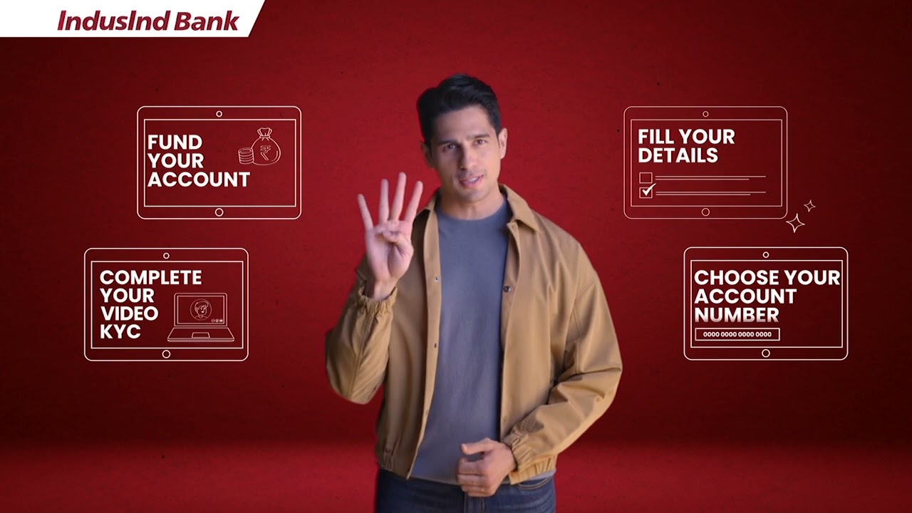 Open IndusInd Bank Online Savings Account from anywhere, anytime in just 4 simple steps!