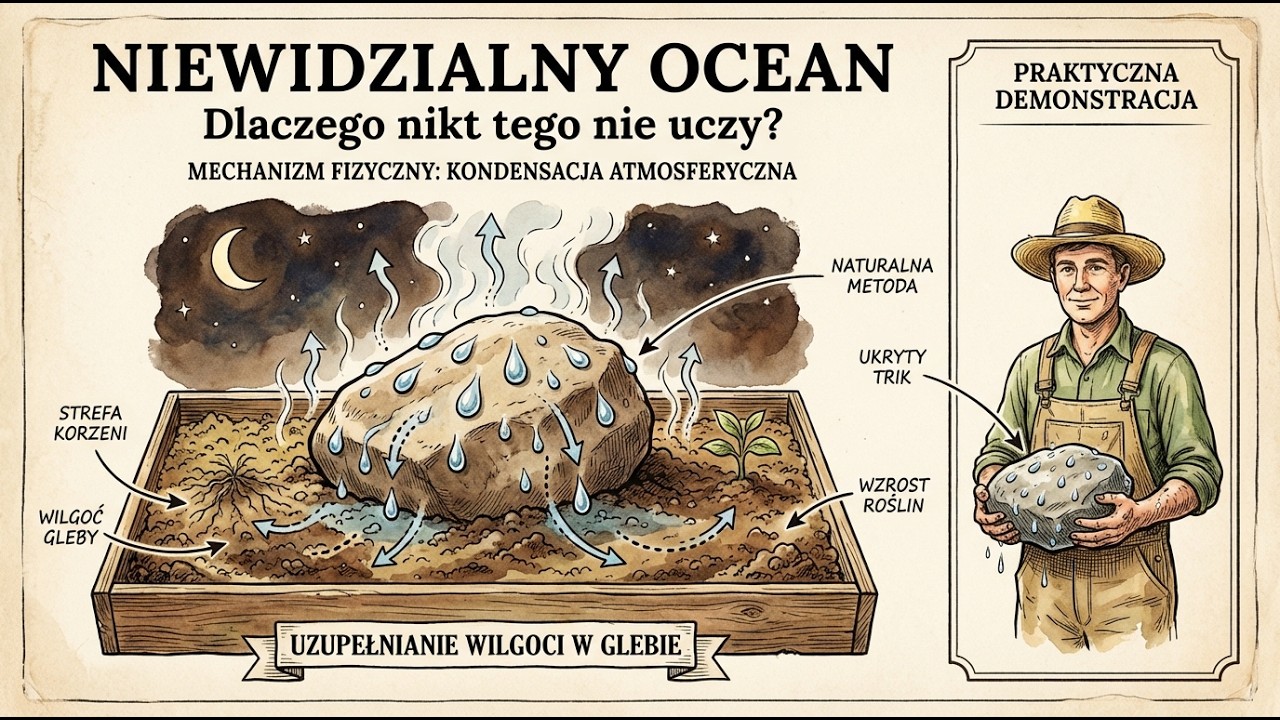 Te kamienie tworzą wodę z powietrza. Bez nawadniania przez 2000 lat. Dlaczego nikt tego nie uczy?