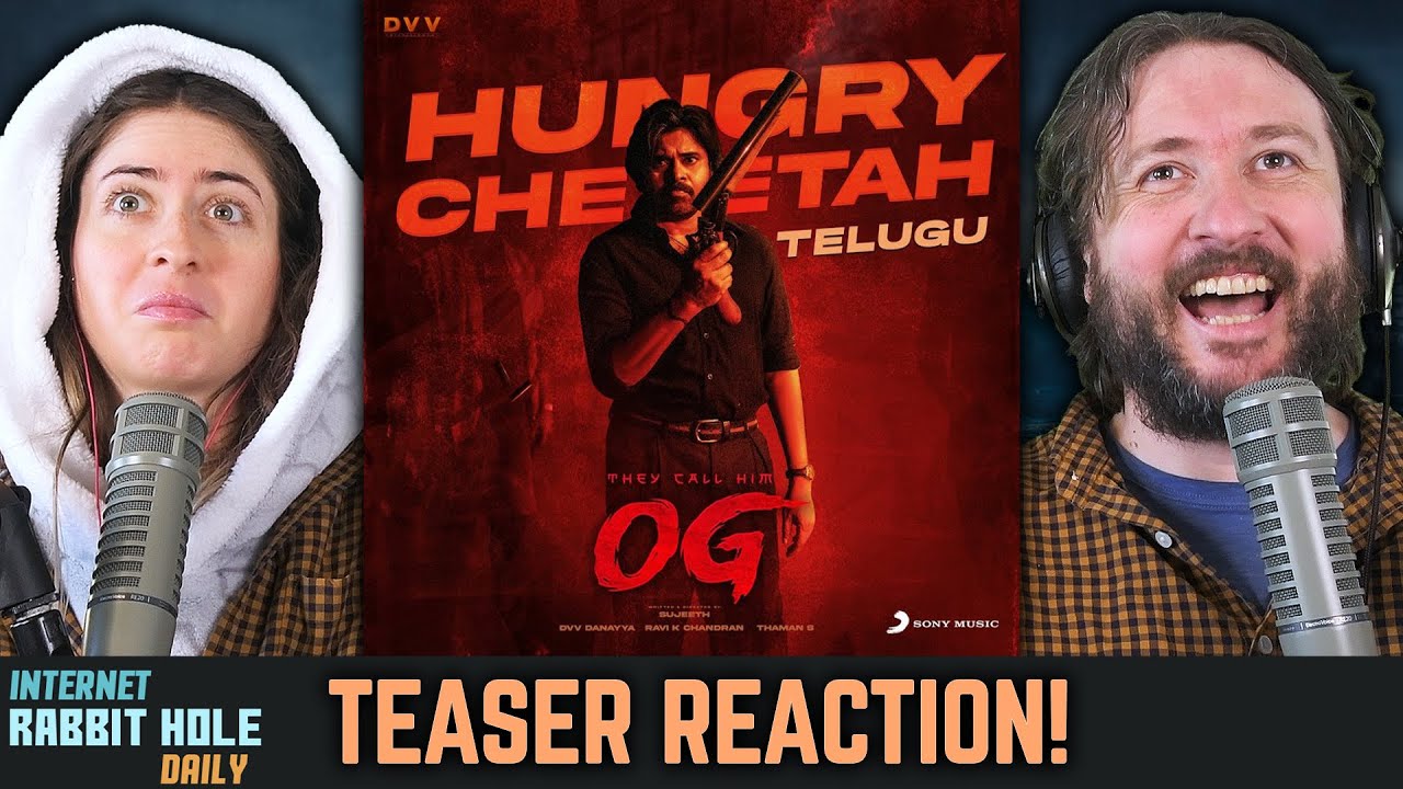 Hungry Cheetah - OG Glimpse REACTION!!! | Pawan Kalyan | Sujeeth | Thaman S | DVV Danayya