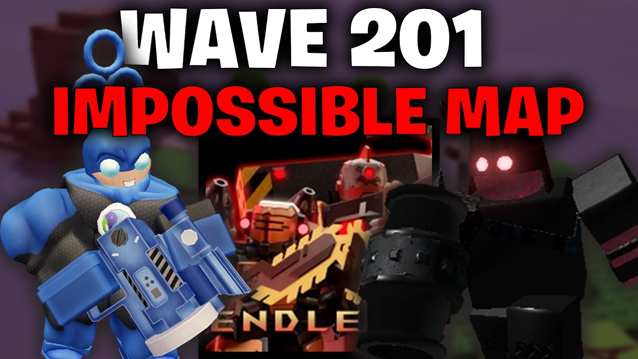 Beating Wave 201 with Bubble Blower on Deserted Island - Roblox TDX