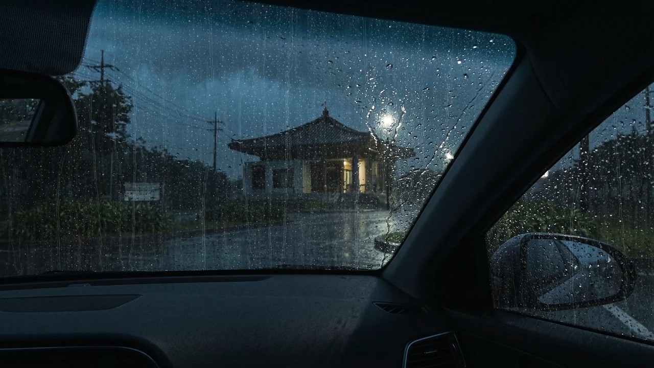 Rainy Night in the Car | Soothing Rain Sounds for Sleep & Insomnia Relief