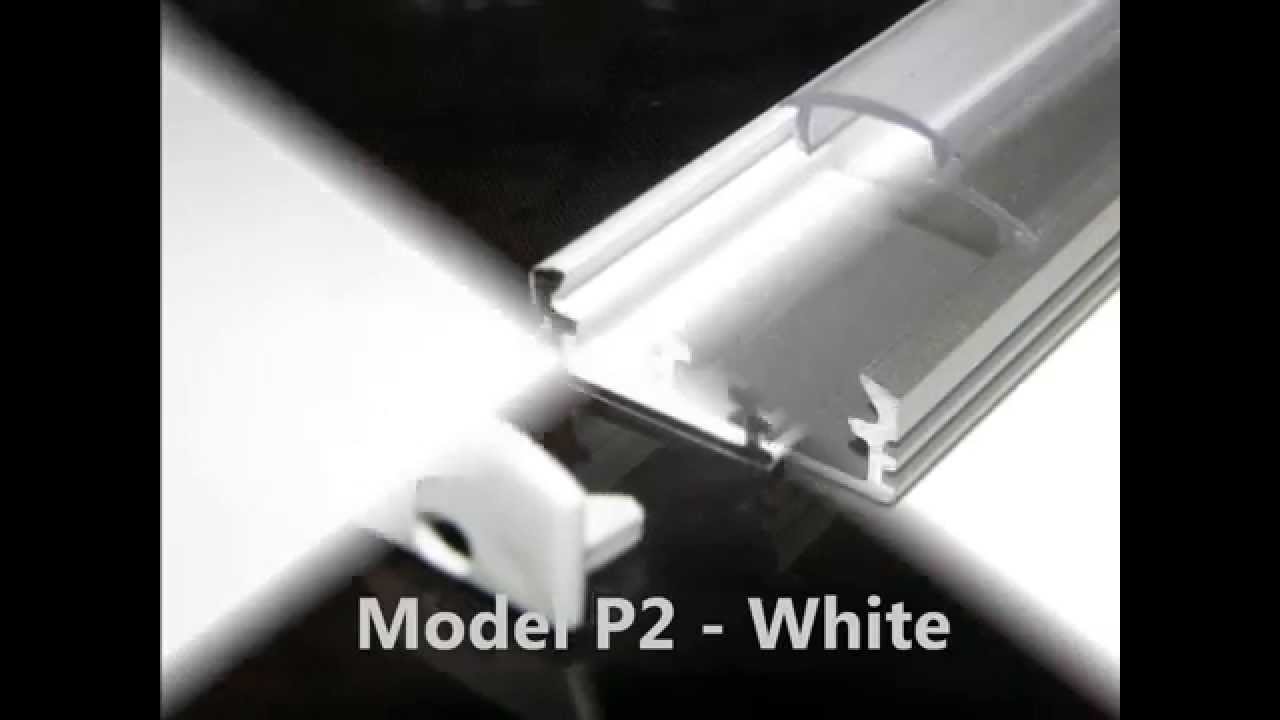 LED aluminium profiles (extrusions / channels) for light strips / tapes