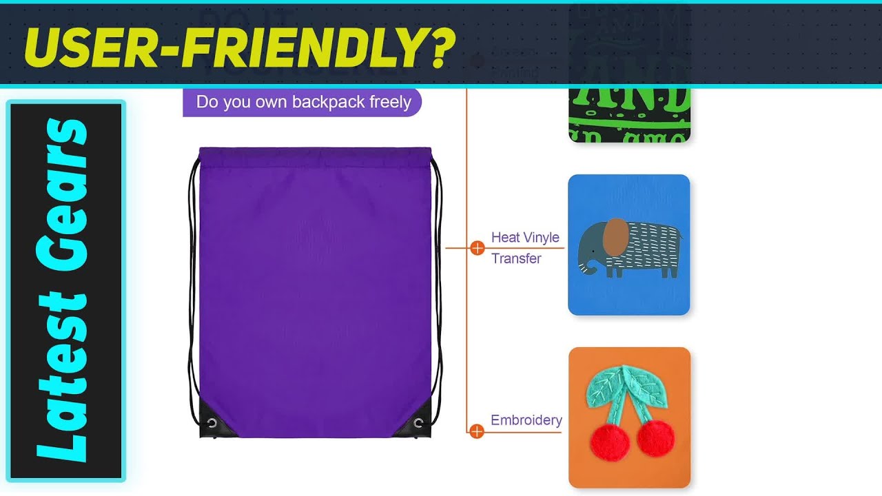 Shappy 100 Drawstring Bags: Incredible Value, Endless Possibilities!