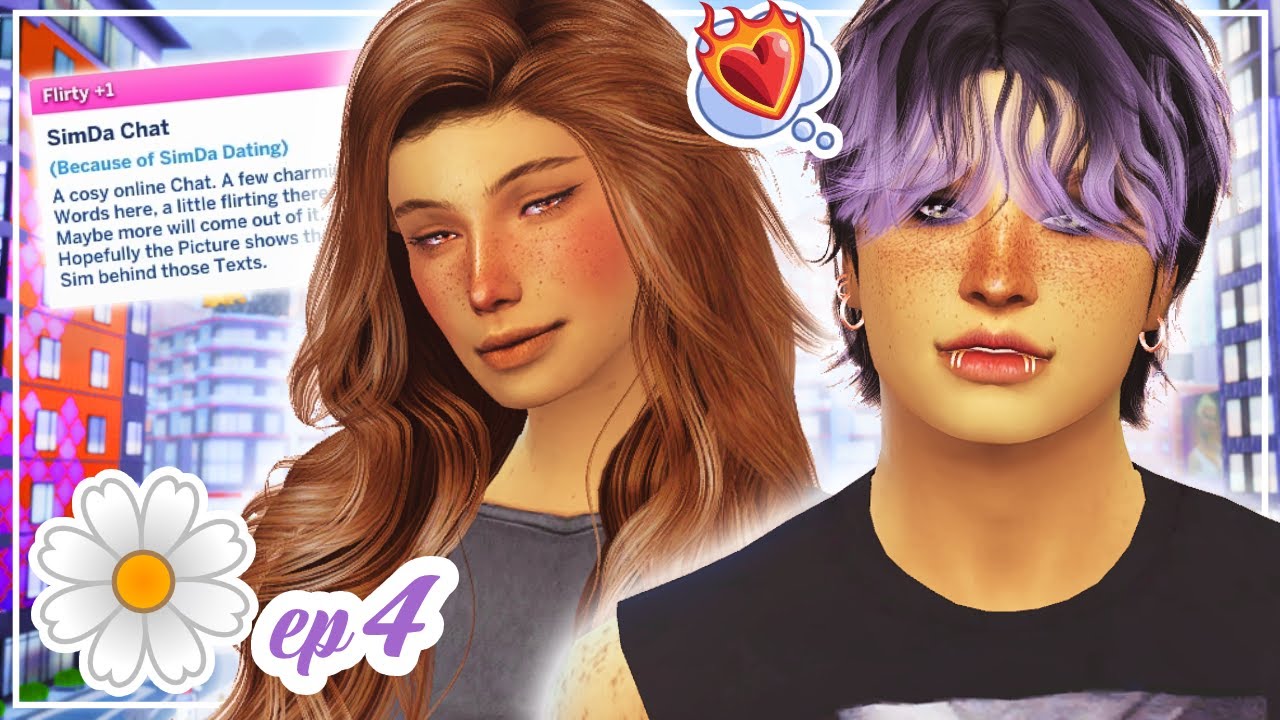 the first date did NOT go well...😬  SIMS IN BLOOM CHALLENGE!💜Lavender #4