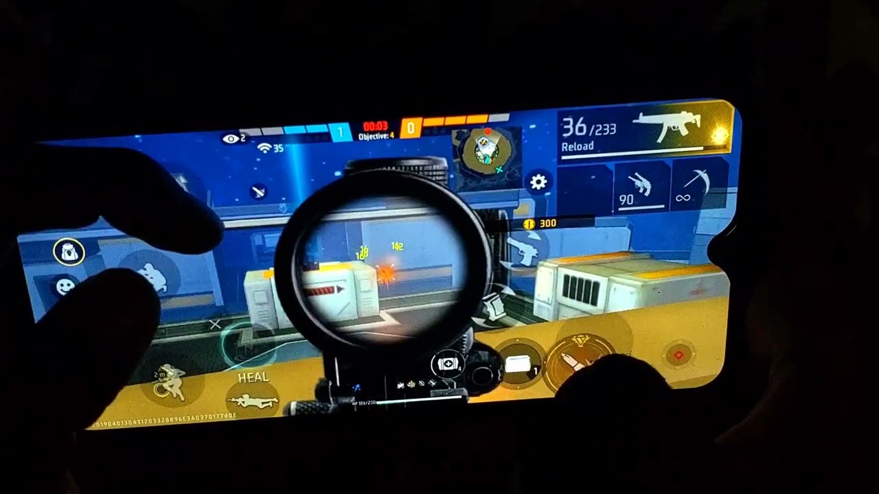 3 finger - 4 finger HUD Best for Mobile Gaming with HEADSHOT and Accuracy 