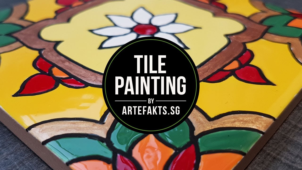 Ceramic Tile Painting by Artefakts