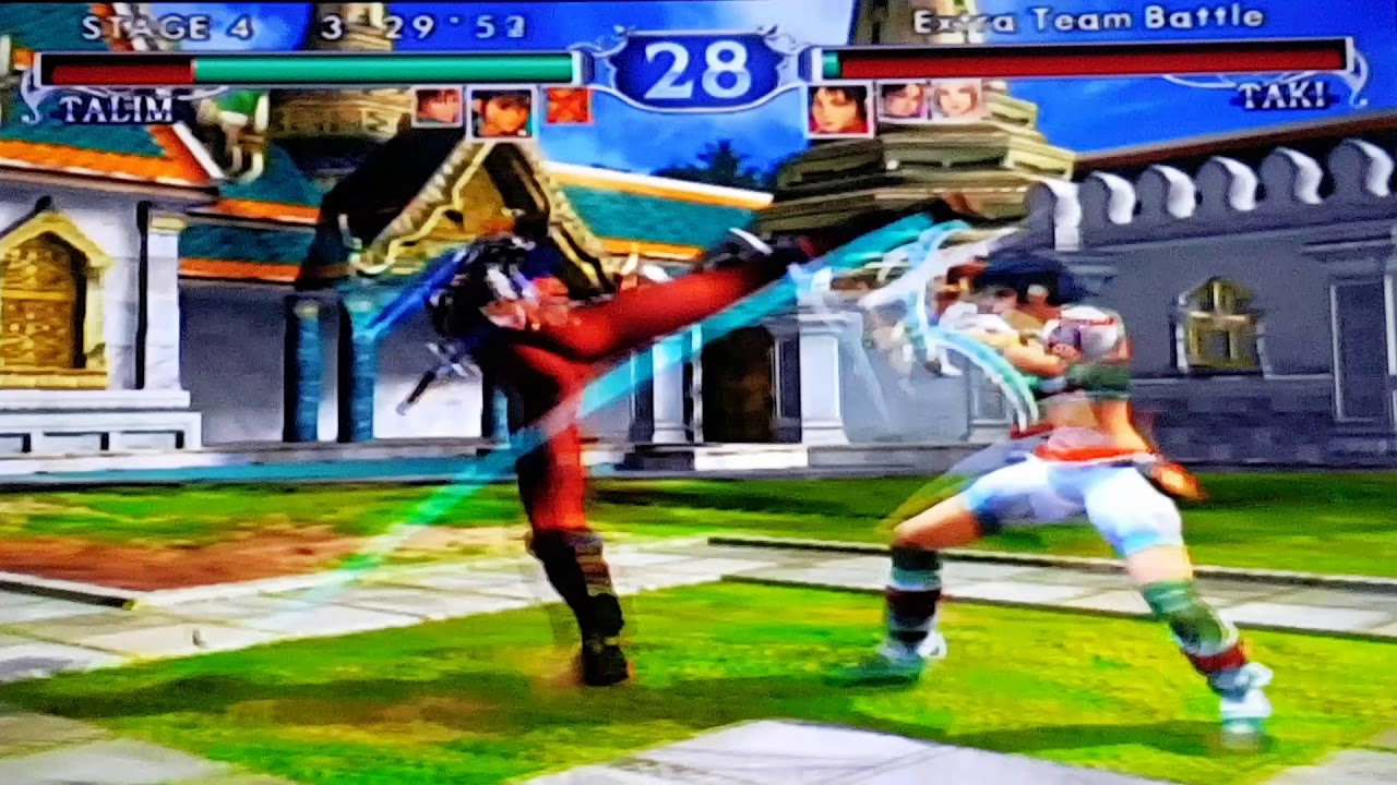 Soul Calibur 2 Extra Team Battle  Mode Yunsung Talim Seung Mina GC 1080