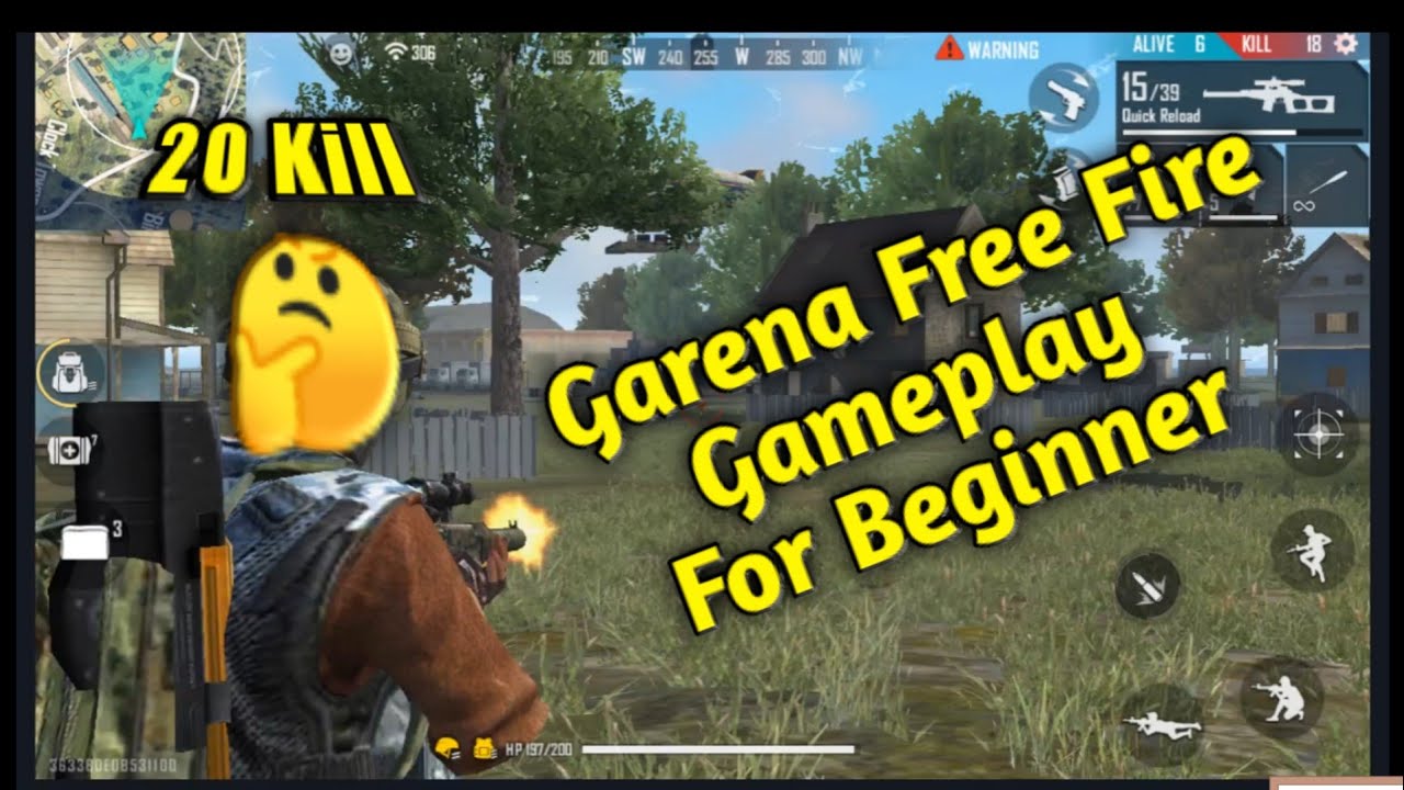 How To Play Garena free fire For beginner gameplay