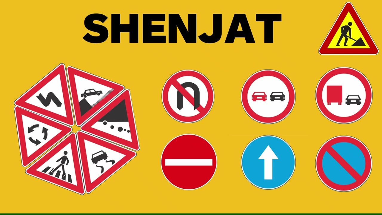 🛑 50 Shenjat 🚦 më të Rëndësishme të Trafikut që Duhet të Dini!