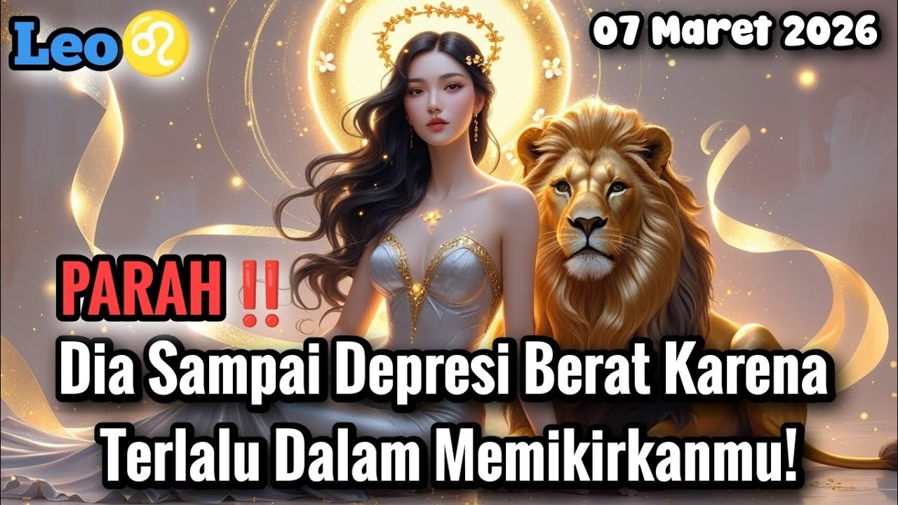 Leo♌PARAH‼️Dia Sampai Depresi Berat Karena Terlalu Dalam Memikirkanmu! Maret 2026 -Langit Zodiak