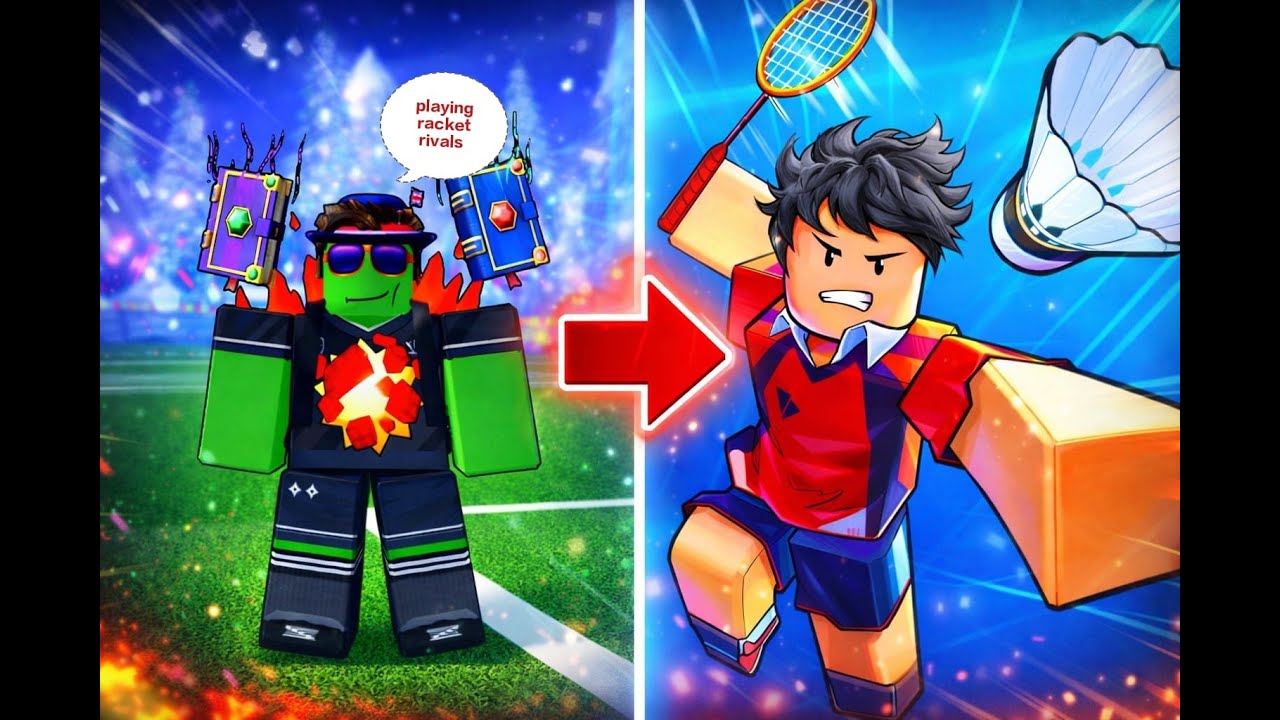 playing racket rivals for the first time .#mhacommunity #mha #roblox