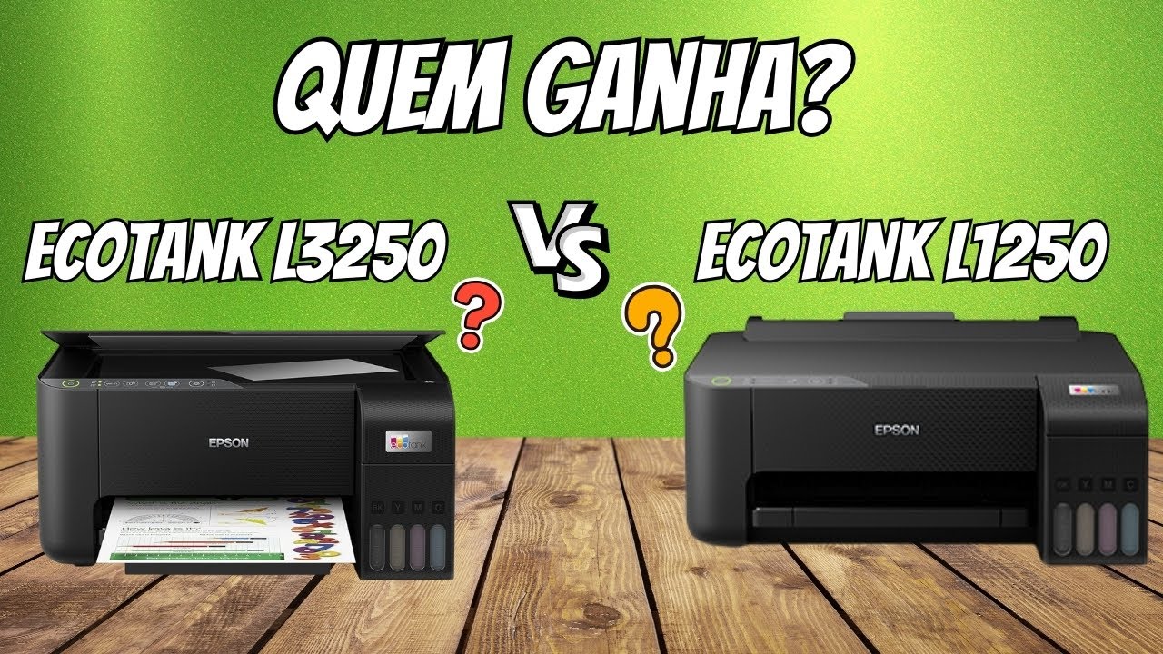 EcoTank L3250 ou L1250 Qual Impressora Epson Vale Mais a Pena