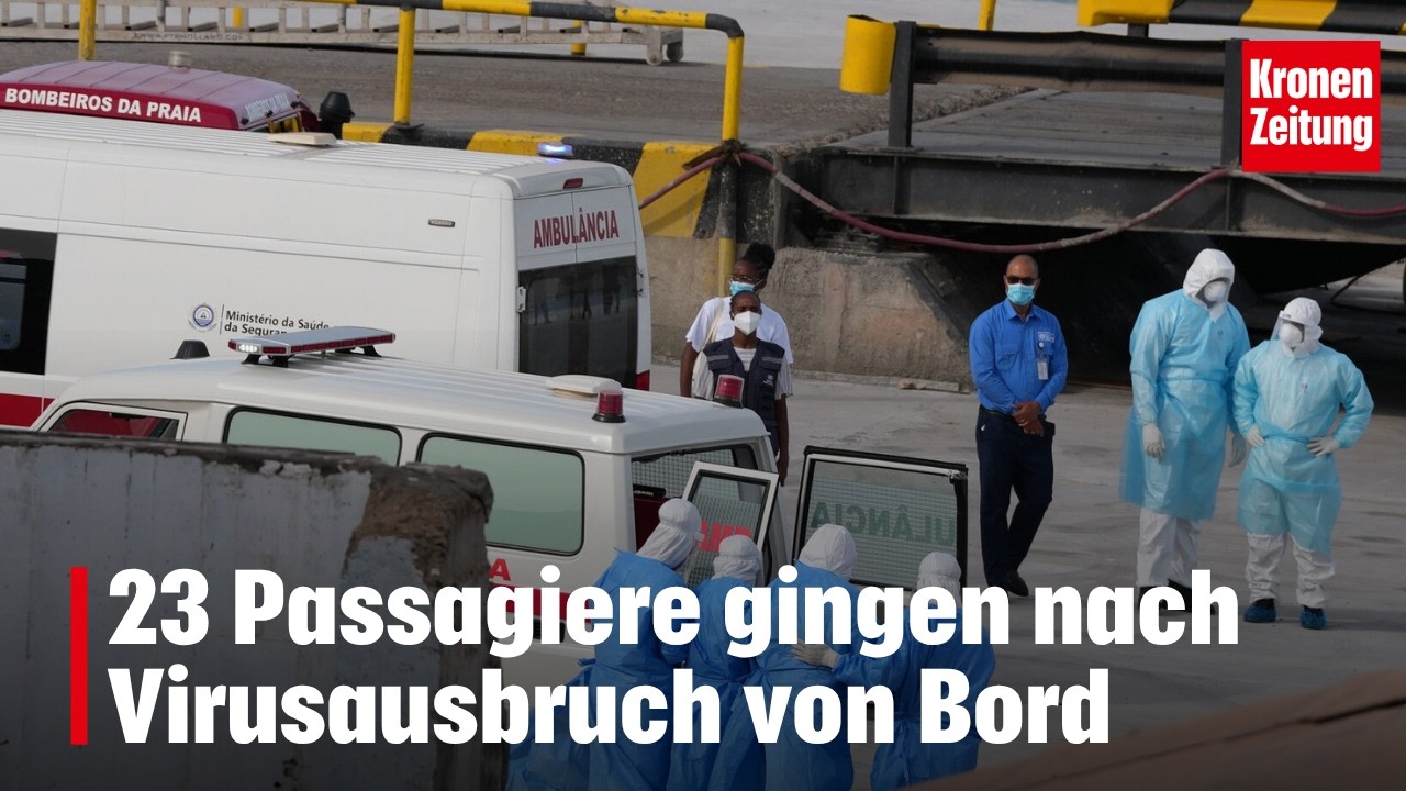 23 Passagiere gingen nach Virusausbruch von Bord | krone.tv NEWS