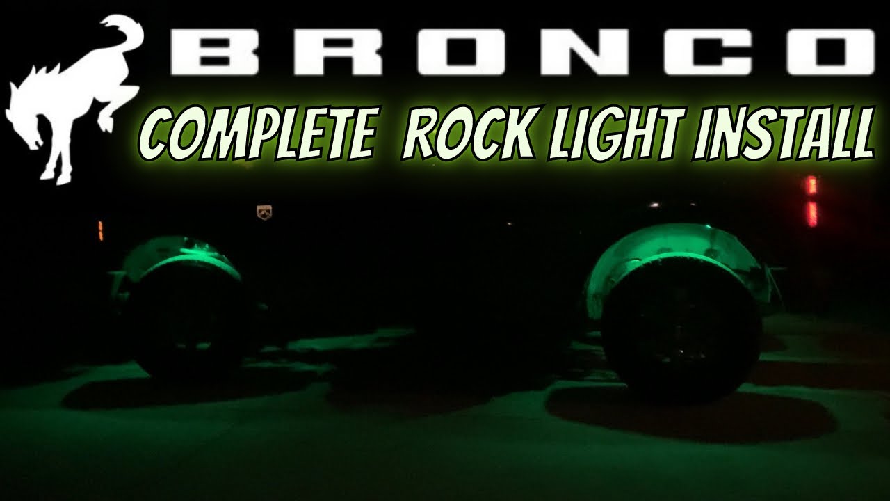 Полное руководство по установке фар Rock Light для Ford Bronco 2022 года