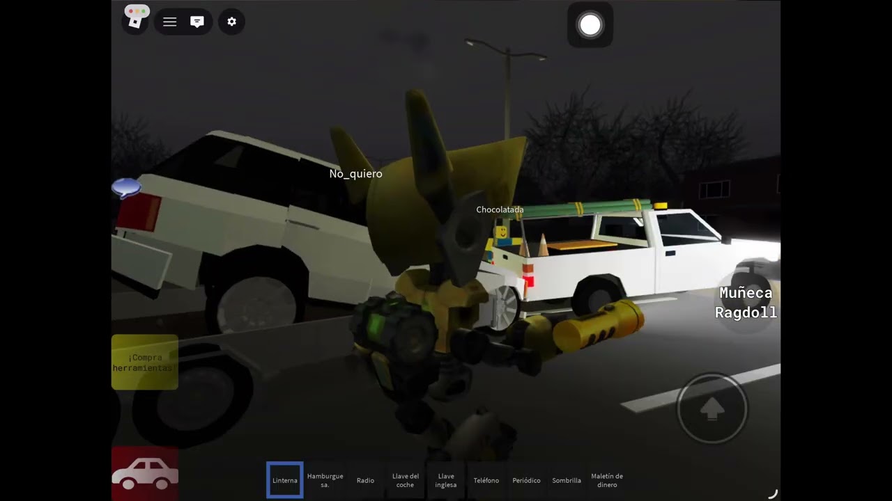 Jugando choque de auto realista V3 con no_quiero / ROBLOX